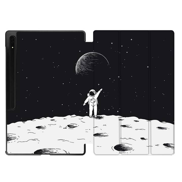 EG Housse (11", Galaxy Tab S9, Astronaute, Noir)