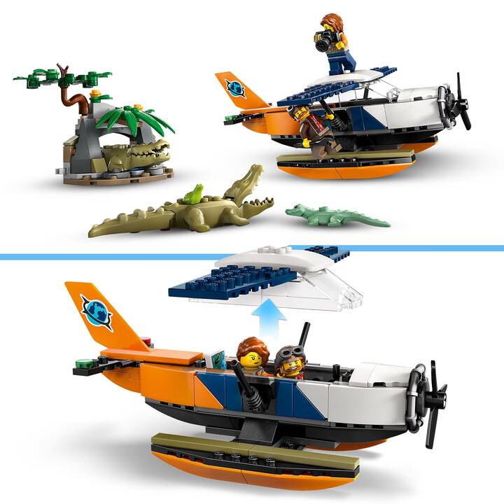 LEGO City L’hydravion de l’explorateur de la jungle (60425)