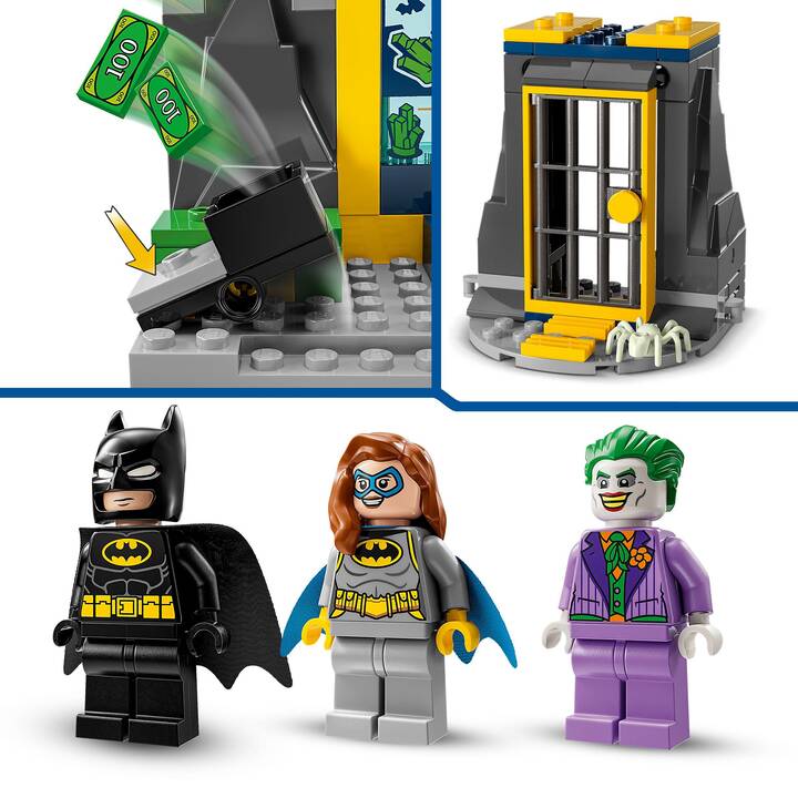 LEGO DC Comics Super Heroes Batcaverna con Batman, Batgirl e The Joker (76272)