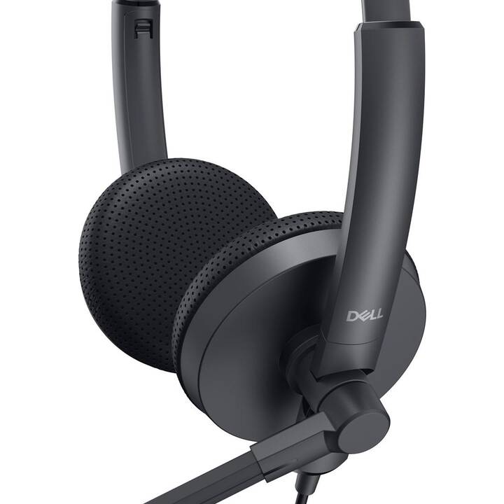 DELL Office Headset WH1022 (Over-Ear, Kabel, Schwarz)