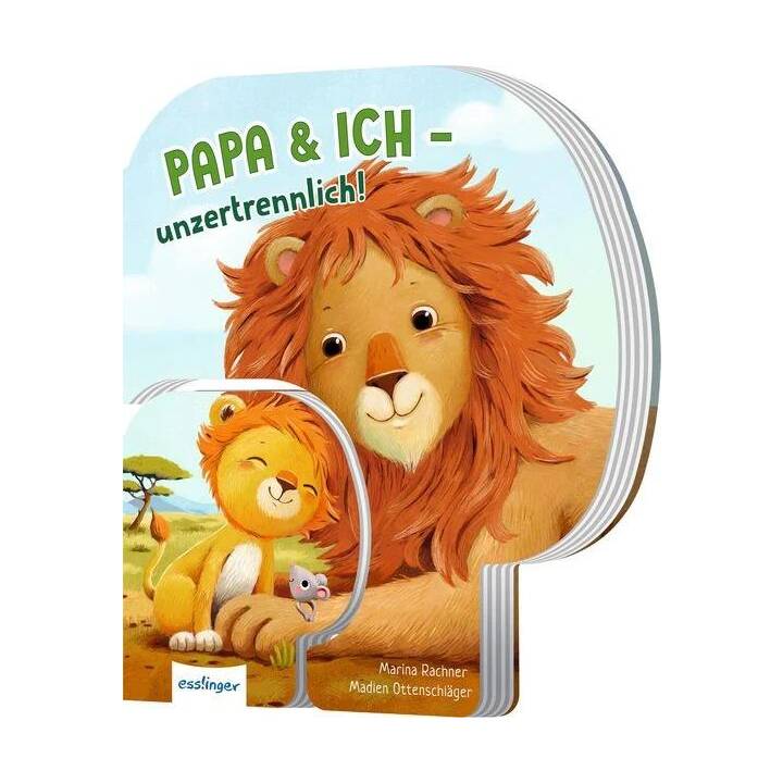 Papa & ich - unzertrennlich!. zwei Pappe-Bücher in einem = doppelter Spass