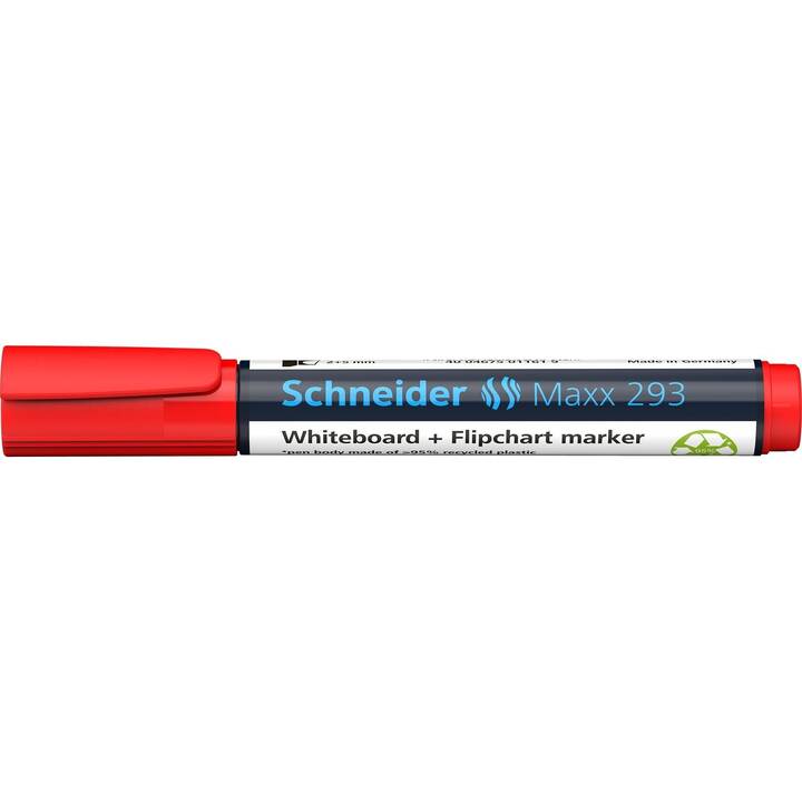 SCHNEIDER Whiteboard Marker Maxx 293 (Rot, 1 Stück)