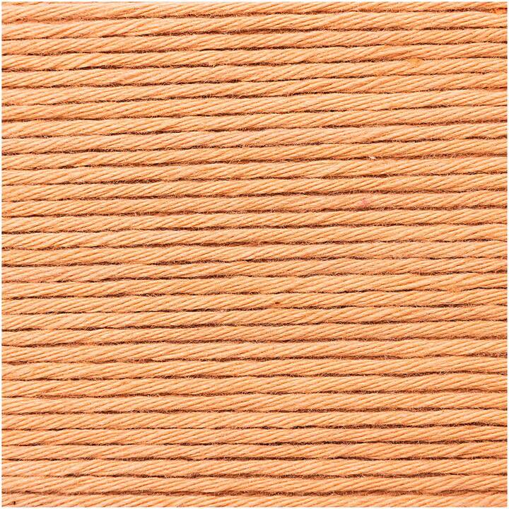 RICO DESIGN Wolle Creative Cotton Aran (50 g, Orange, Aprikose)