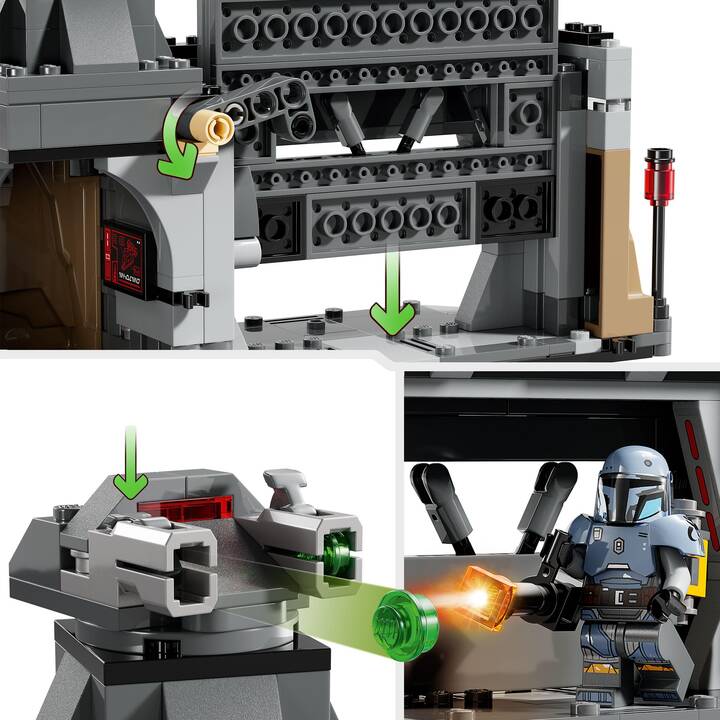 LEGO Star Wars Le combat de Paz Vizsla et Moff Gideon (75386)