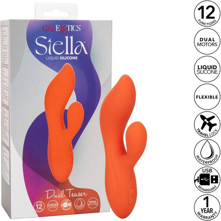 CALEXOTICS Rabbit vibrateur Stella Dual Teaser