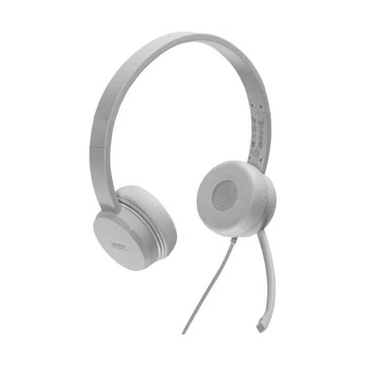 LENOVO Office Headset GXD1E71385 (On-Ear, Kabel, Grau)