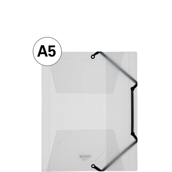 KOLMA RACER Dossier à élastique Penda Easy (Transparent, A5, 1 pièce)