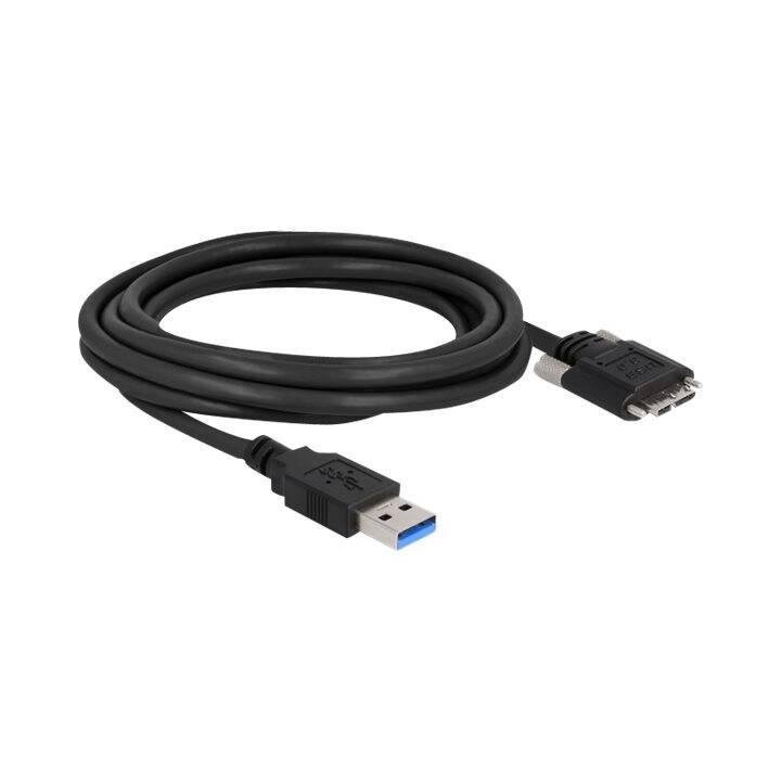 DELOCK USB-Kabel (USB Typ-A, Micro USB Typ B, 3 m)