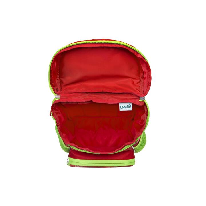 SCOOLI Kindergartenrucksack SCML7400 (8 l, Neongelb, Rot)