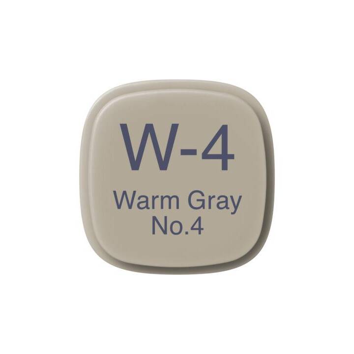 COPIC Grafikmarker Classic W-4 Warm Grey No.4 (Grau, 1 Stück)