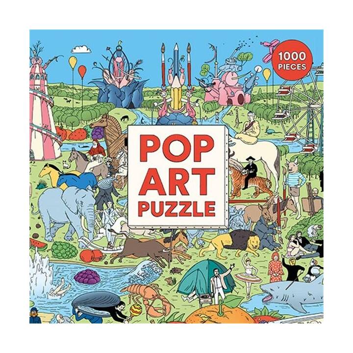 LAURENCE KING VERLAG Pop Art Puzzle / Make the Jigsaw and Spot the Artists Puzzle (1000 x)