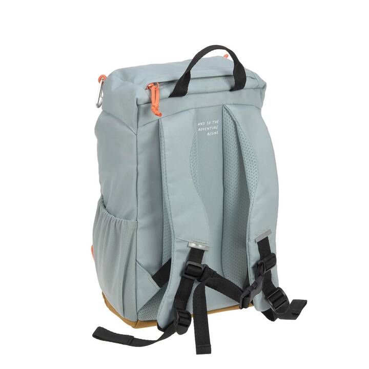 LÄSSIG Zaino Mini Backpack (9 l, Blu chiaro, Marrone)