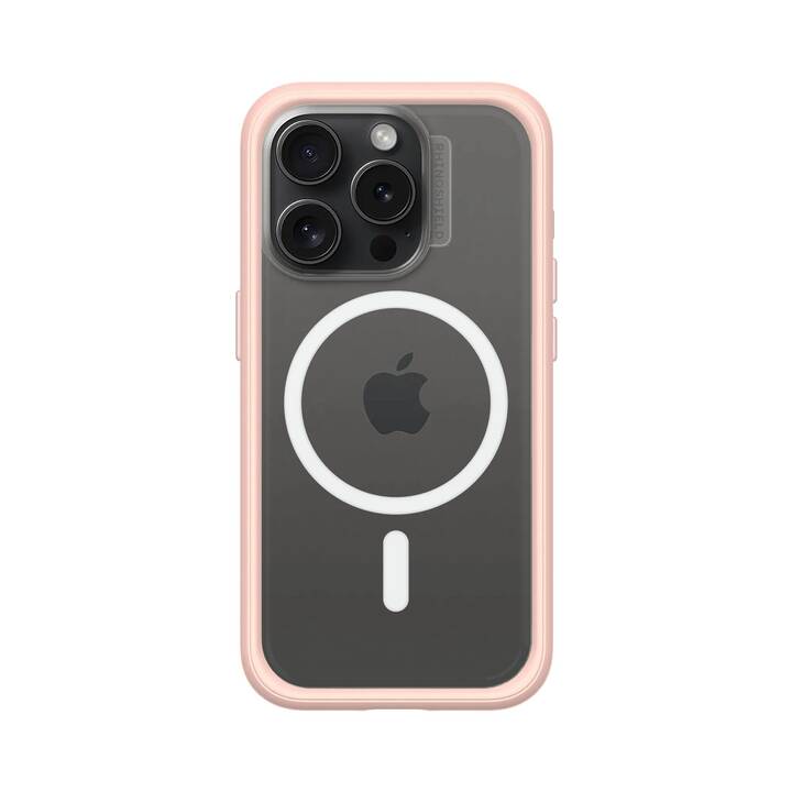 RHINOSHIELD Backcover MagSafe Mod NX (iPhone 15 Pro, Bicolore, Pink, Rose)