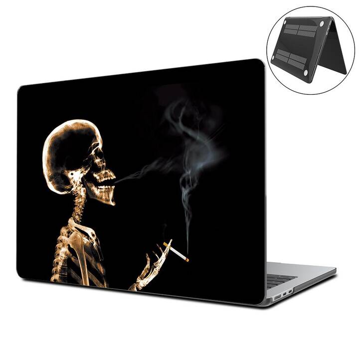 EG Coque rigide (MacBook Air 13" M3 2024, squelette, Noir)