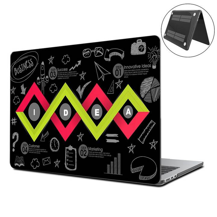 EG Coque rigide (Macbook Air 15" M2 2023, Idée, Noir)