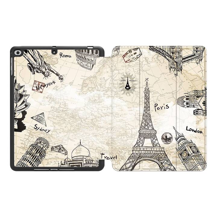 EG MTT Coque pour Apple iPad Air 3 2019 10.5" - Voyage