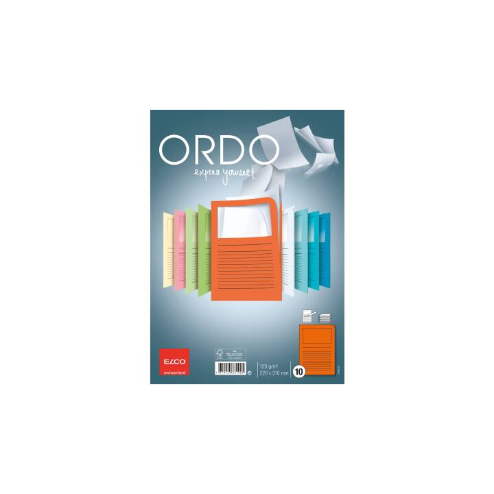 ELCO Dossiers chemises  Ordo Classico (Orange, A4, 10 pièce)