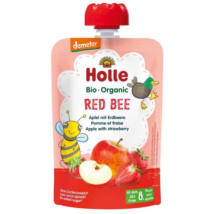 HOLLE Red Bee Purea di frutta Sacchetto per la spremitura (100 g)
