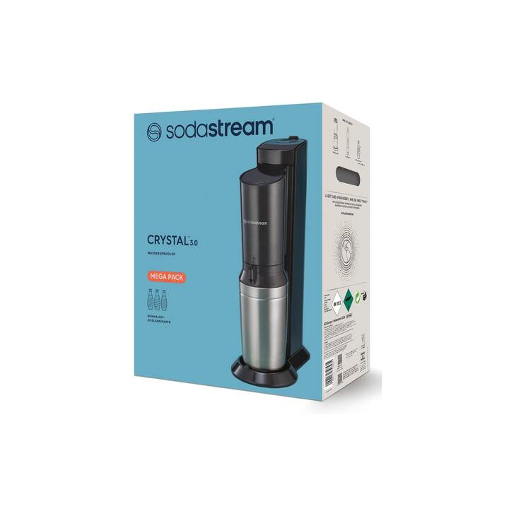 SODASTREAM Crystal Megapack  (60 l, Noir)