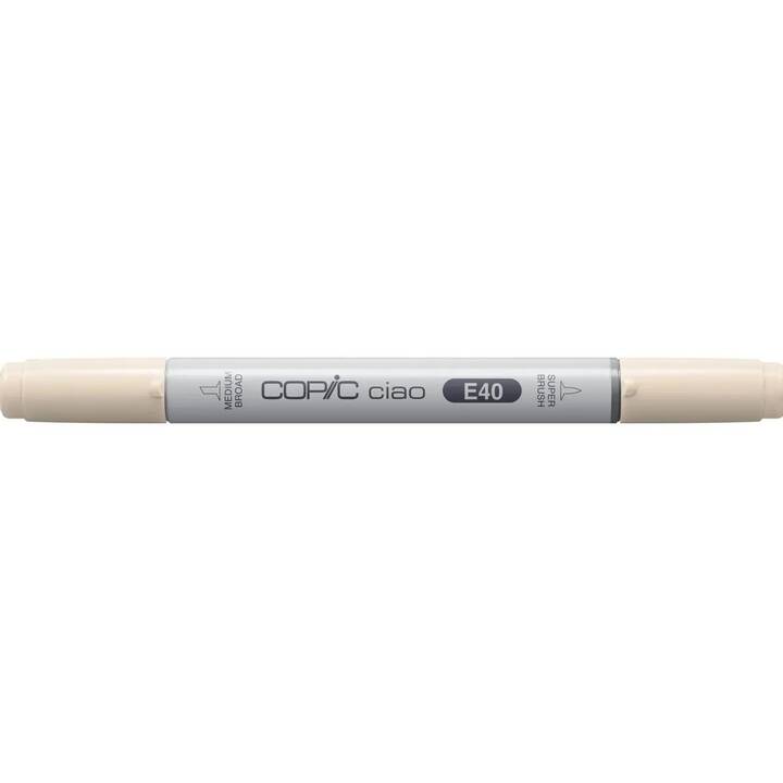 COPIC Marcatori di grafico Ciao E40 Brick White (Bianco, 1 pezzo)