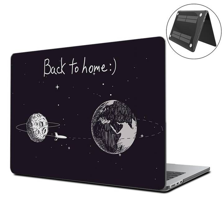 EG Coque rigide (MacBook Air 13" M2 2022, Planète, Noir)