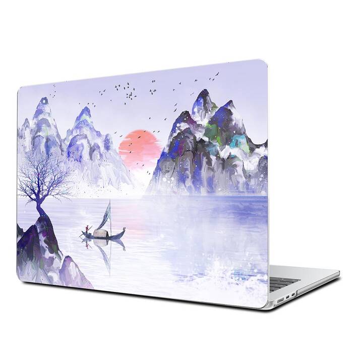 EG Hardcase (Macbook Air 15" M2 2023, Kunst, Lila)