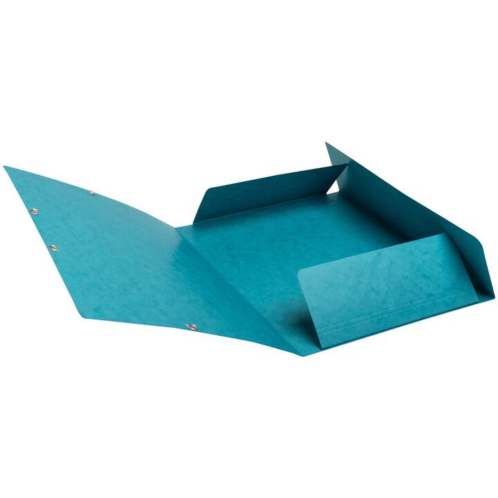 EXACOMPTA Gummizugmappe (Blaugrün, Blau, A4, 25 Stück)