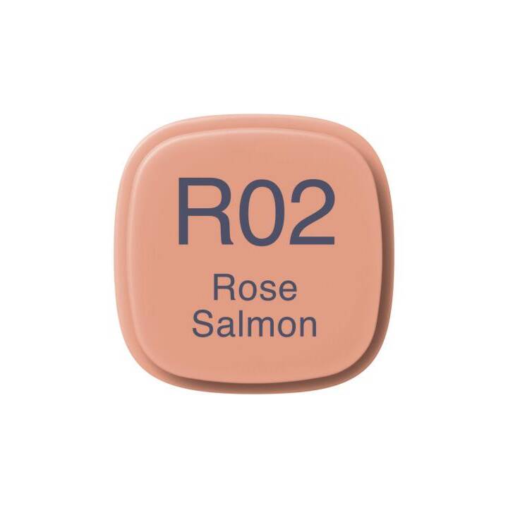 COPIC Marcatori di grafico Classic R02 Rose Salmon (Arancione, 1 pezzo)