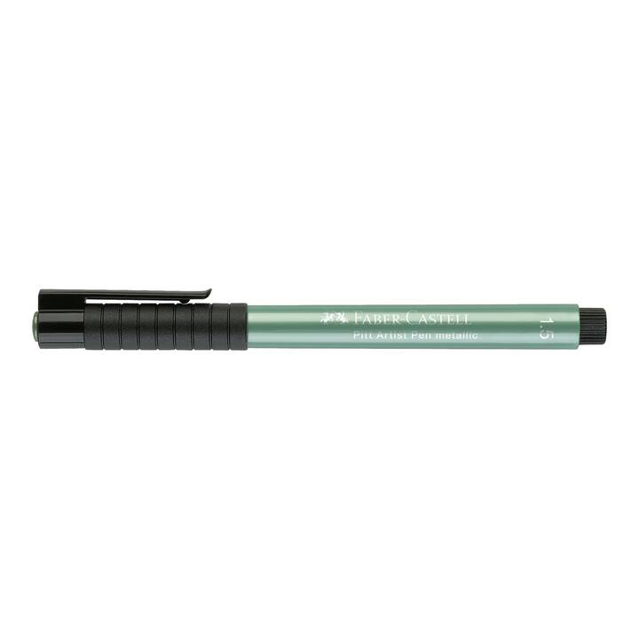 FABER-CASTELL Marcatore creativo Pitt (Verde, 1 pezzo)