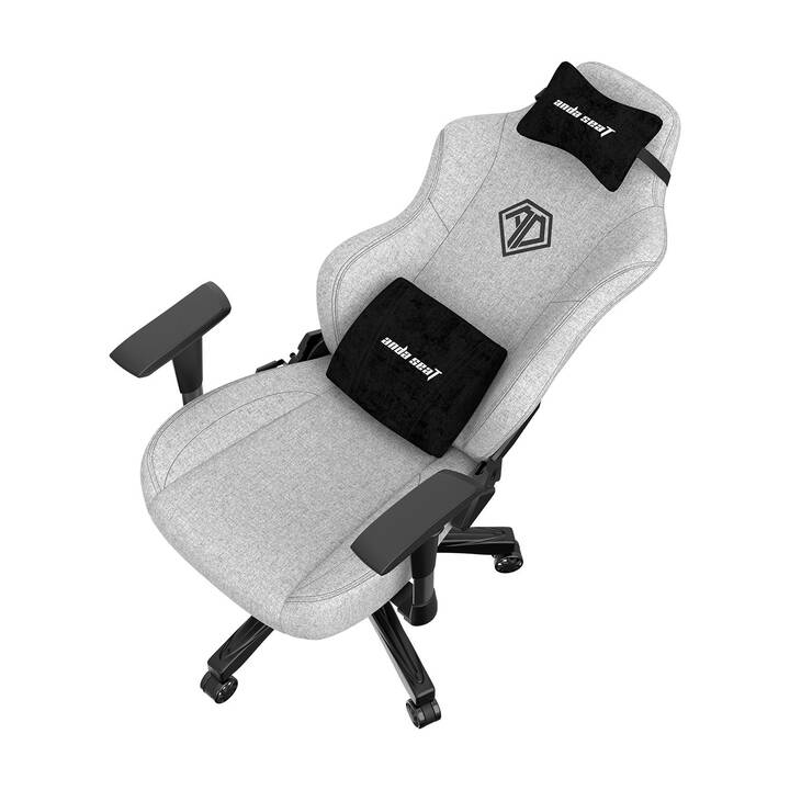 ANDA SEAT Gaming Chaise (Gris, Noir)