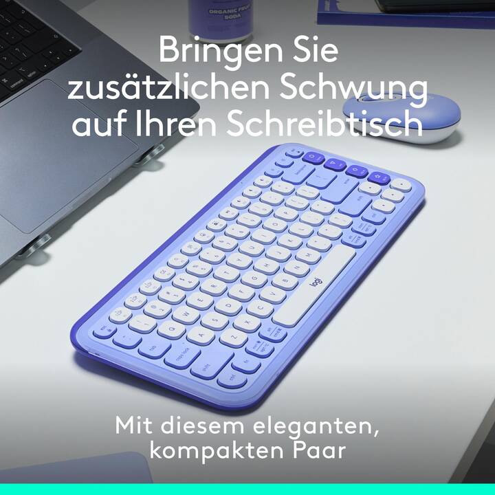 LOGITECH Pop Icon Combo (Bluetooth, Schweiz, Kabellos)