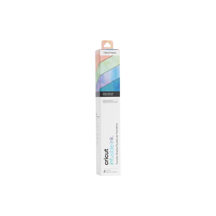 CRICUT Pelicolle adesive Infusible Ink Watercol (30.5 cm x 30.5 cm, Multicolore)