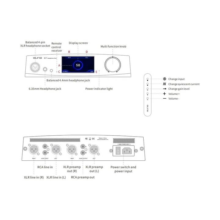 AUNE S17 Pro Amplificatori e distributori (Argento)