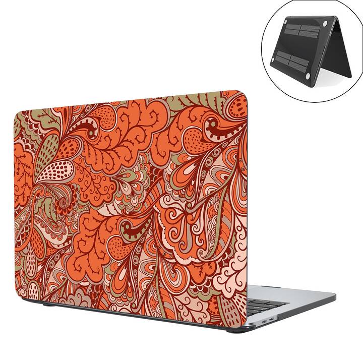 EG coque pour MacBook Air 13" Retina (2018 - 2020) - orange - mandala
