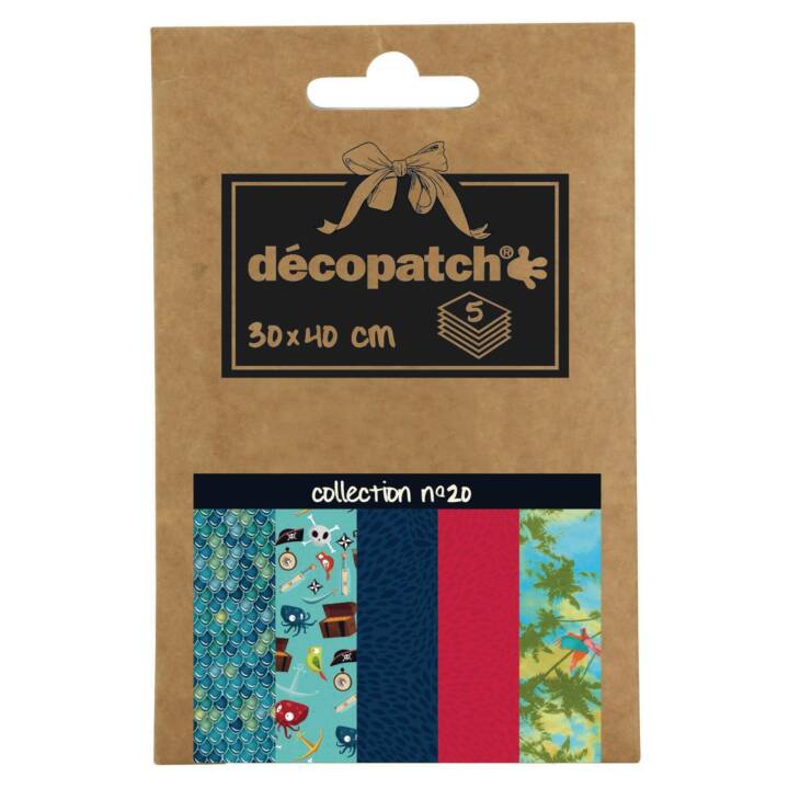 DÉCOPATCH Carta speciale Pocket Nr. 20 (Multicolore, 5 pezzo)