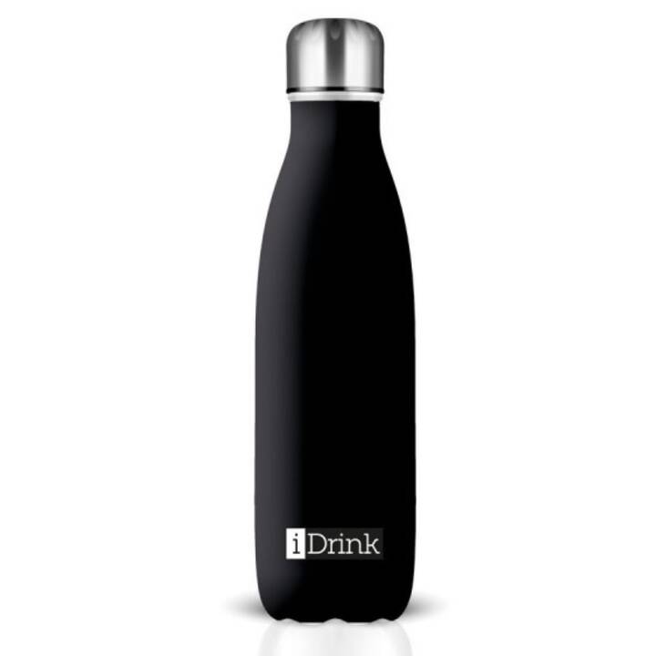 I-DRINK Thermo Trinkflasche (0.5 l, Schwarz)