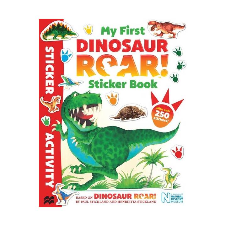 PAN MACMILLAN Stickerbuch (Dinosaurier)