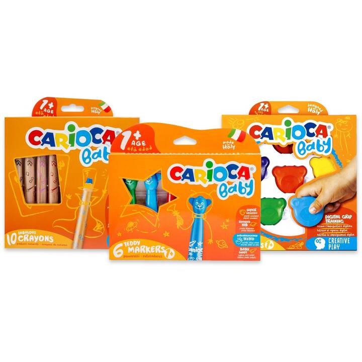 CARIOCA Crayons de couleur Baby (Multicolore, 22 pièce)