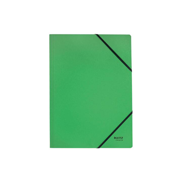 LEITZ Cartellina con elastico Recycle (Verde, A4, 1 pezzo)