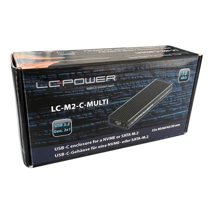 LC POWER LC-M2-C-MULTI M.2 (Boîtiers de disque dur externe)