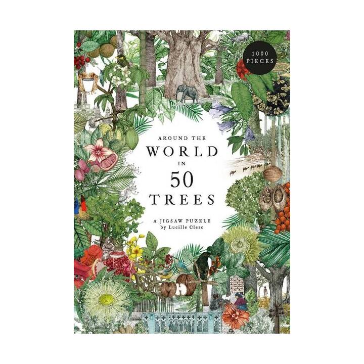 LAURENCE KING VERLAG Around the World in 50 Trees Puzzle (100 x)