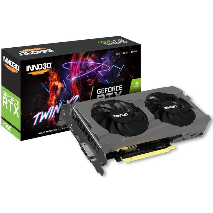 INNO3D Twin X2 Nvidia GeForce RTX 3050 (6 Go)