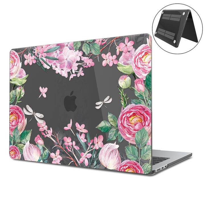 EG Hardcase (Macbook Air 15" M3 2024, Blumen, Transparent)