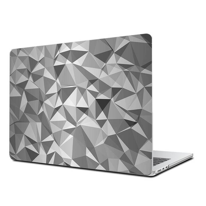 EG Coque rigide (MacBook Air 13" M2 2022, Géométrique, Gris)