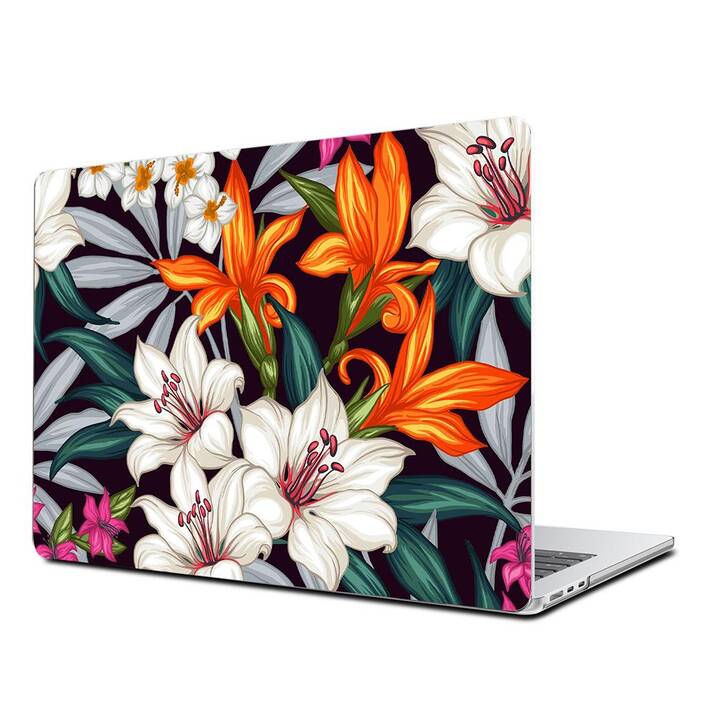 EG Hardcase (MacBook Air 13" M3 2024, Blumen, Mehrfarbig)