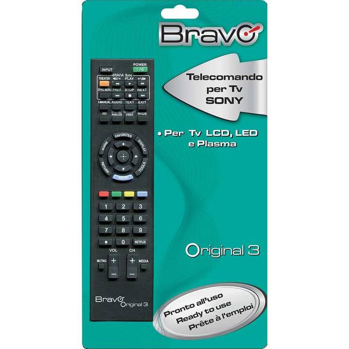 BRAVO Télécommande Original 3 (1 Appareils, Sony)