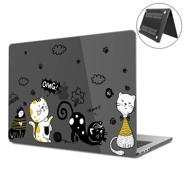 EG Coque rigide (MacBook Air 13" M3 2024, Art, Transparent)