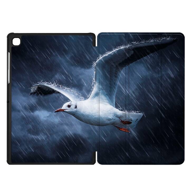 EG coque pour Samsung Galaxy Tab A7 Lite 8.7" (2021) - bleu - oiseau