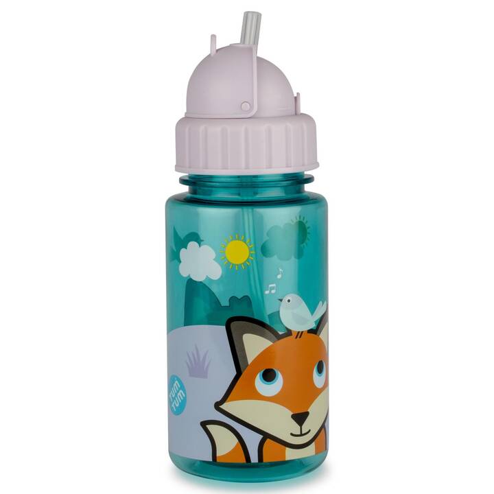 TUM TUM Kindertrinkflasche Felicity (0.4 l, Orange, Blau, Weiss)