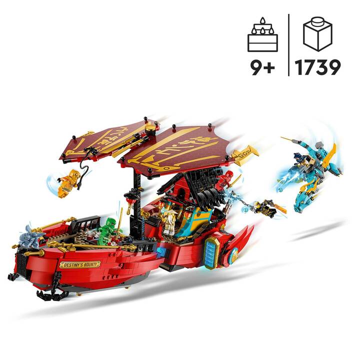 LEGO Ninjago Le QG des ninjas - La course contre la montre (71797)